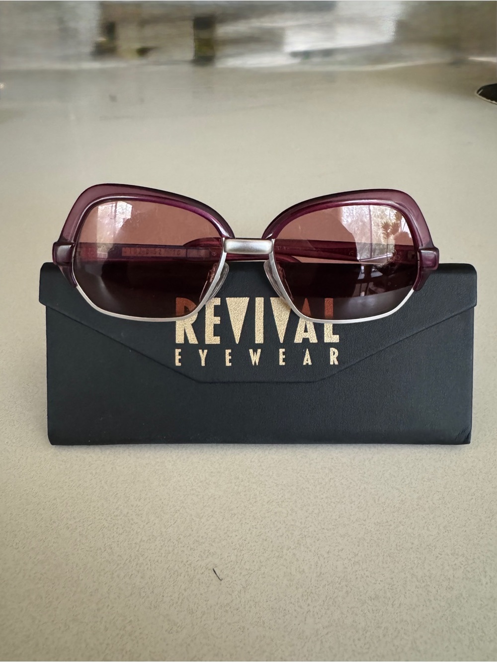 Vintage Rodenstock Purple Sunglasses